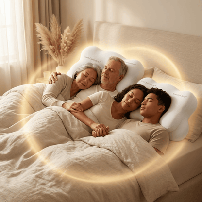 Smart ErgoCloud™ Pillow – The Ultimate Cervical Spine Support & Deep Sleep Fix